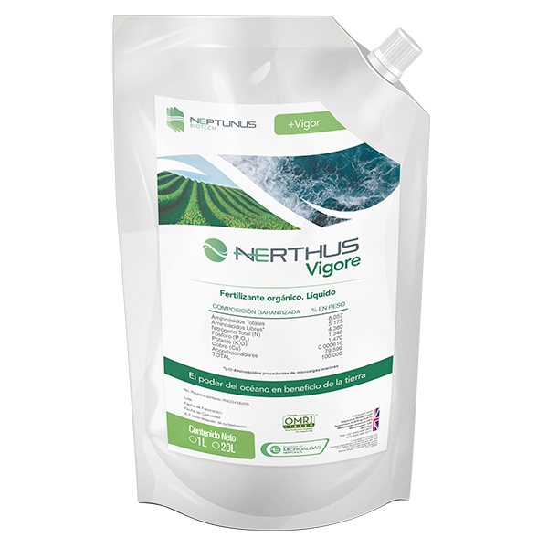 Botella de Fertilizante Orgánico Nerthus Vigore
